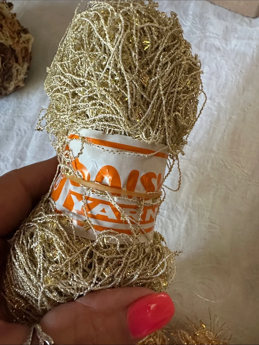 Yarn Bundle Gold Decorative Party Yarn Multipack